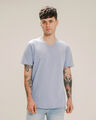 Playera Negra Cuello V,AZUL PASTEL